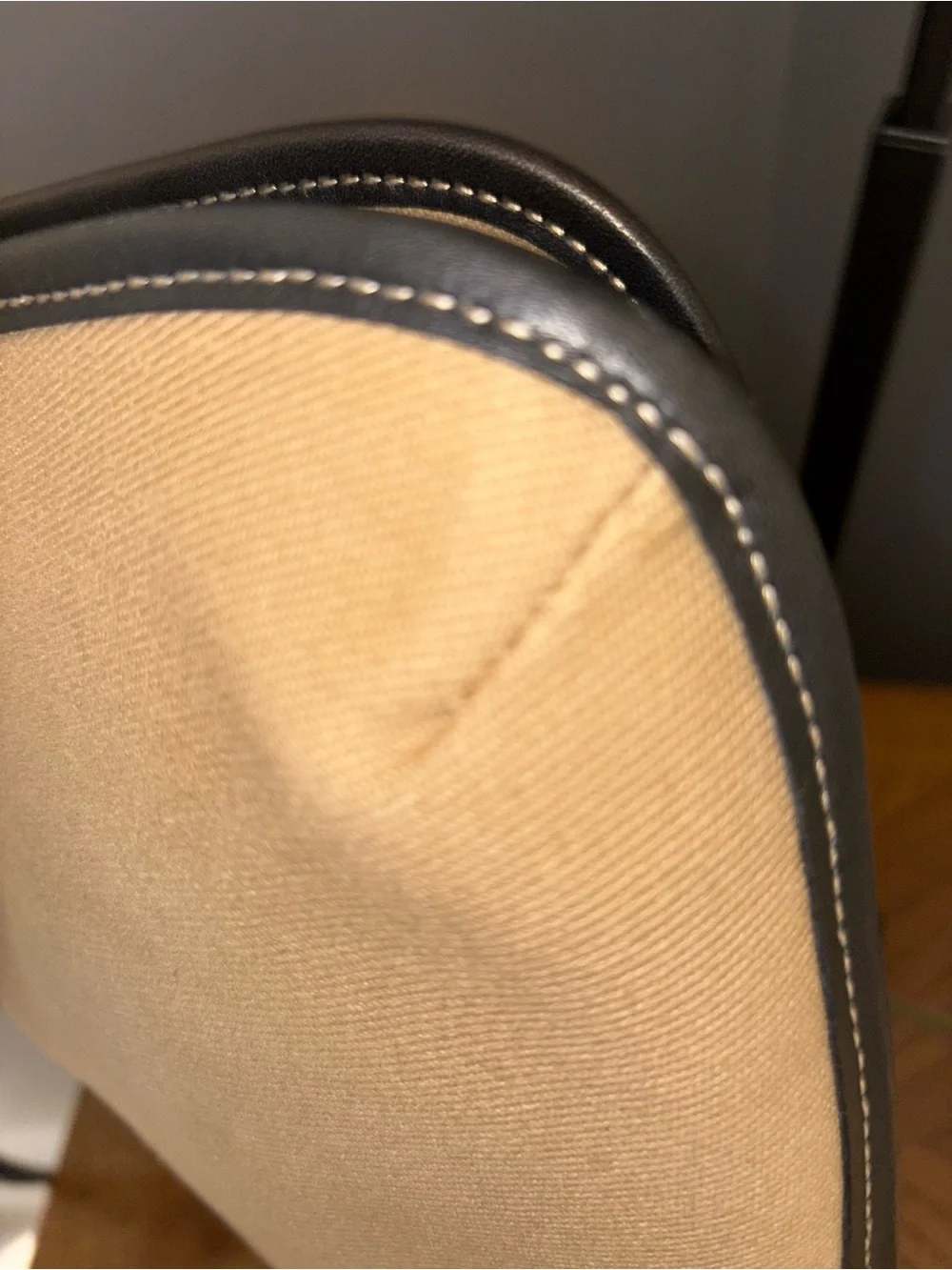 Coach Vintage Twill & Leather Hippie Flap Crossbody - Style 8114